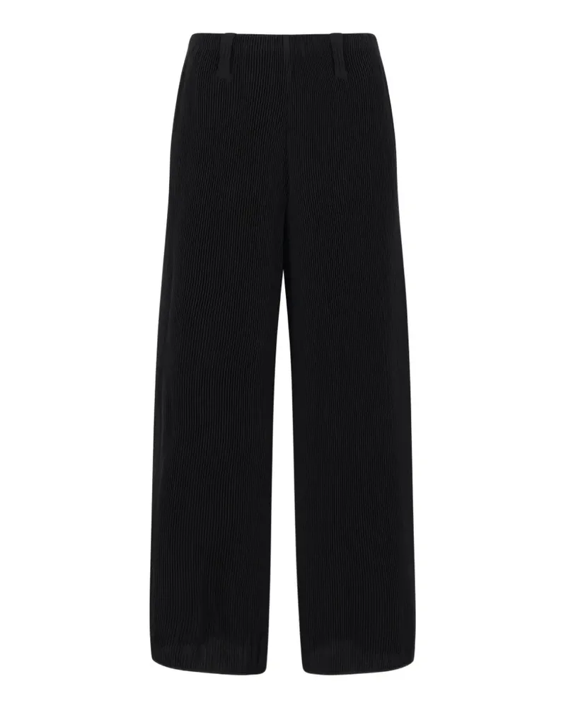 Melitta Baumeister Plissierte Hose - Schwarz Schwarz