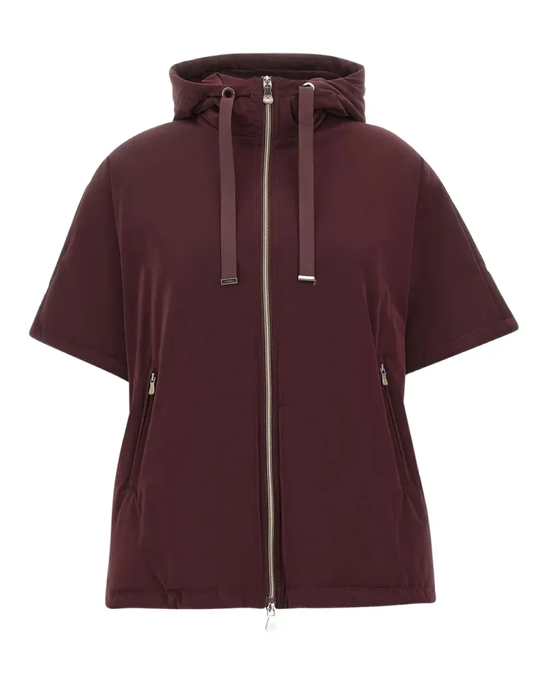 Elena Mirò short-sleeve hooded jacket - Rot Rot
