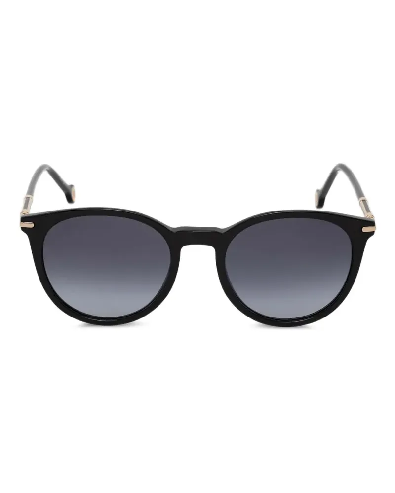 Carolina Herrera New York round-frame sunglasses - Schwarz Schwarz