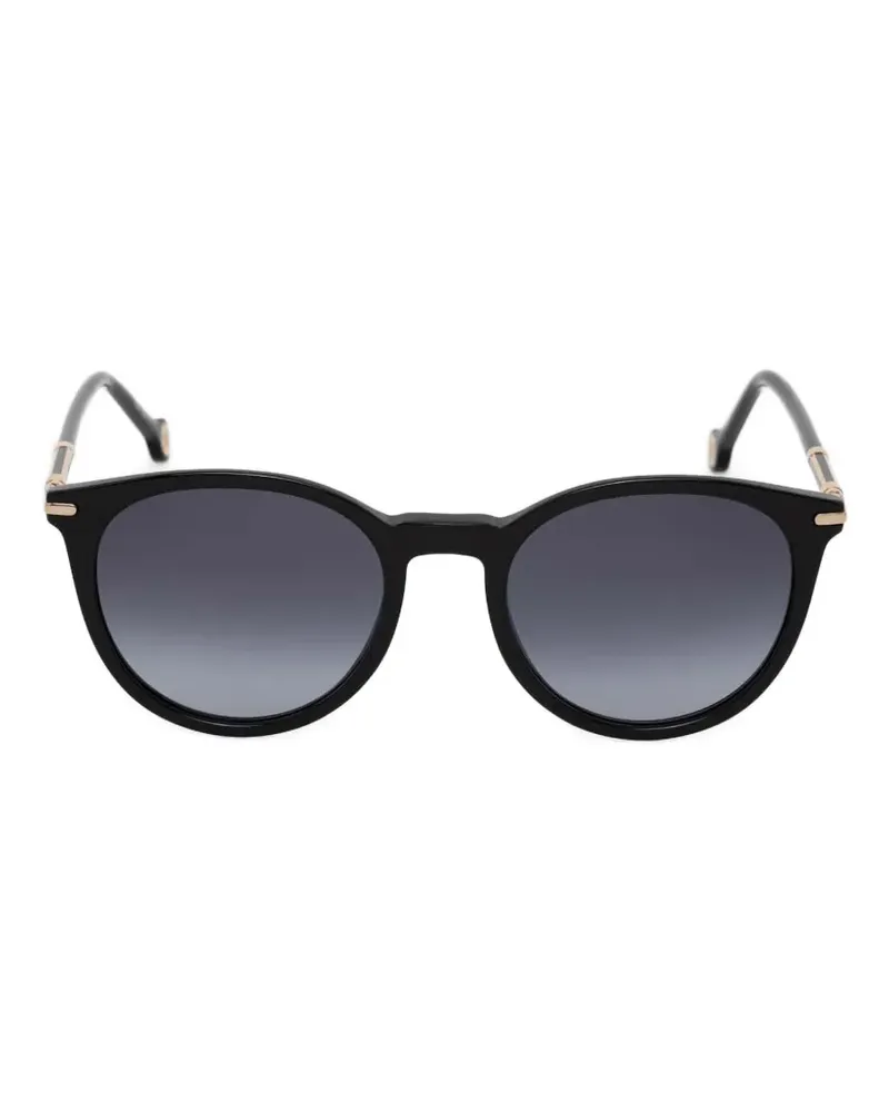 Carolina Herrera New York round-frame sunglasses - Schwarz Schwarz