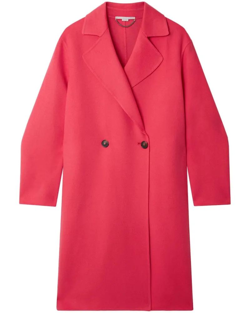 Stella McCartney Doppelreihiger Mantel - Rot Rot