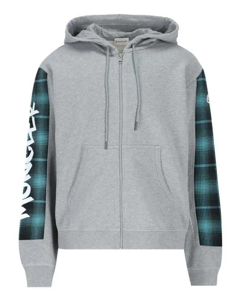 Moncler x FRGMT zip-up hoodie - Grau Grau