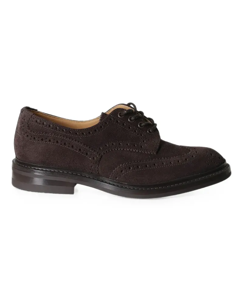 Tricker's Derby-Schuhe mit Budapestermuster - Braun Braun