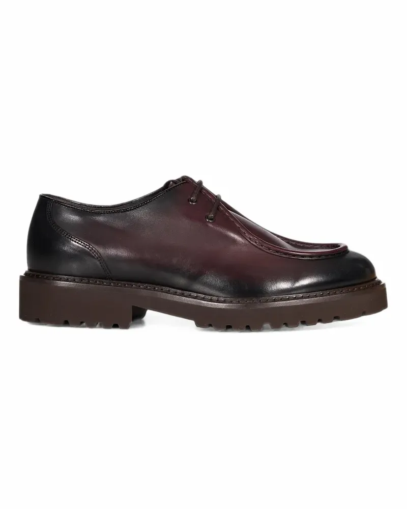 Doucal´s Oxford-Schuhe mit Glanzoptik - Braun Braun