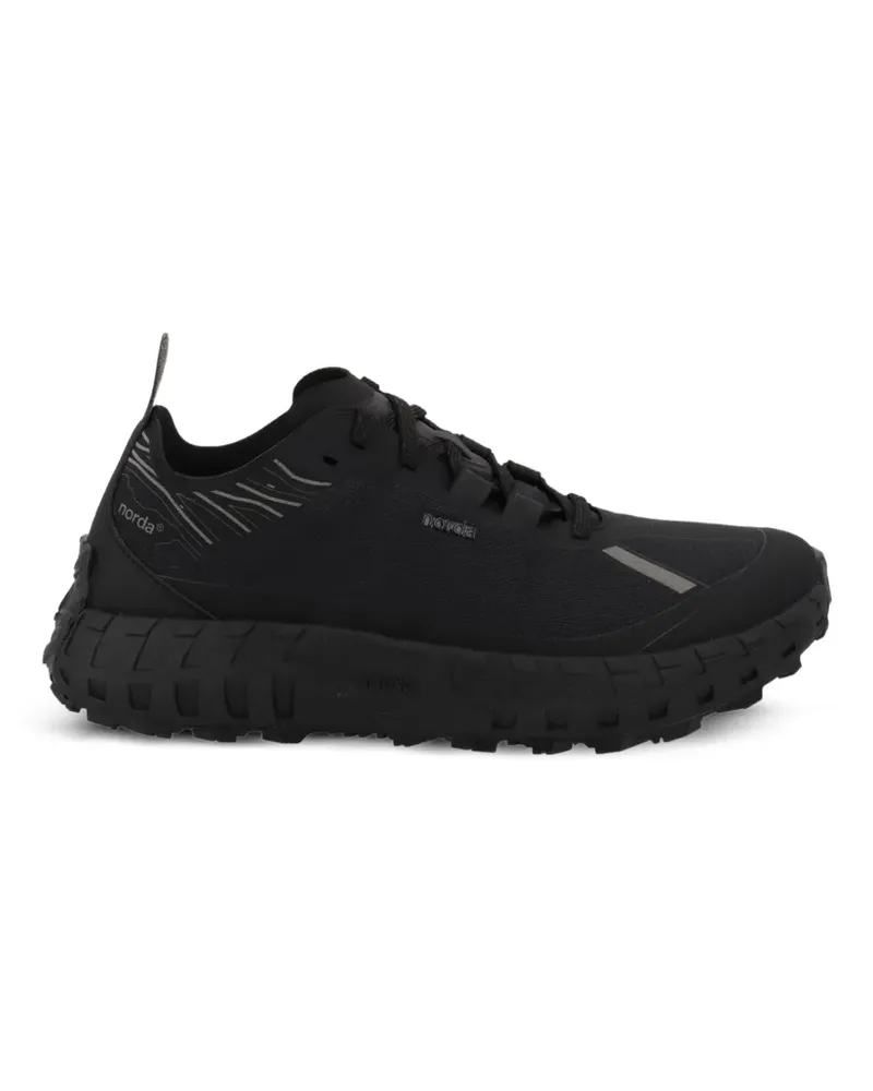 Norda Sneakers mit Einsätzen - Schwarz Schwarz