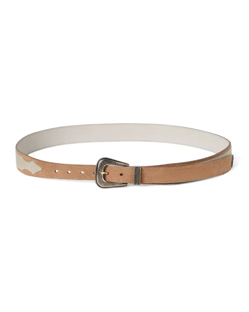 Brunello Cucinelli Gürtel mit zweifarbiger Schnalle - Braun Braun