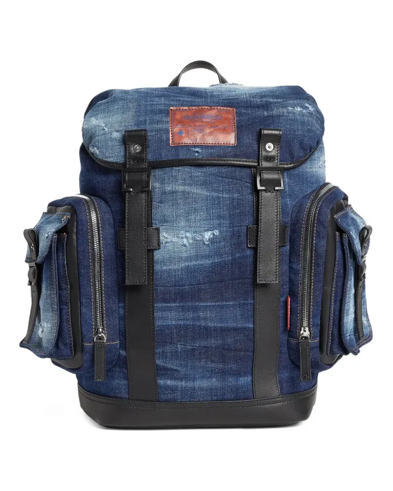 Dsquared2 Rucksack aus Denim - Blau Blau