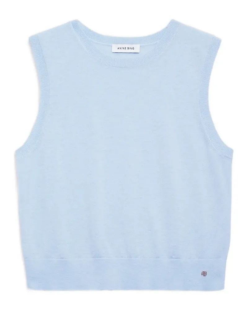 Anine Bing Ärmelloses Moni Tanktop - Blau Blau
