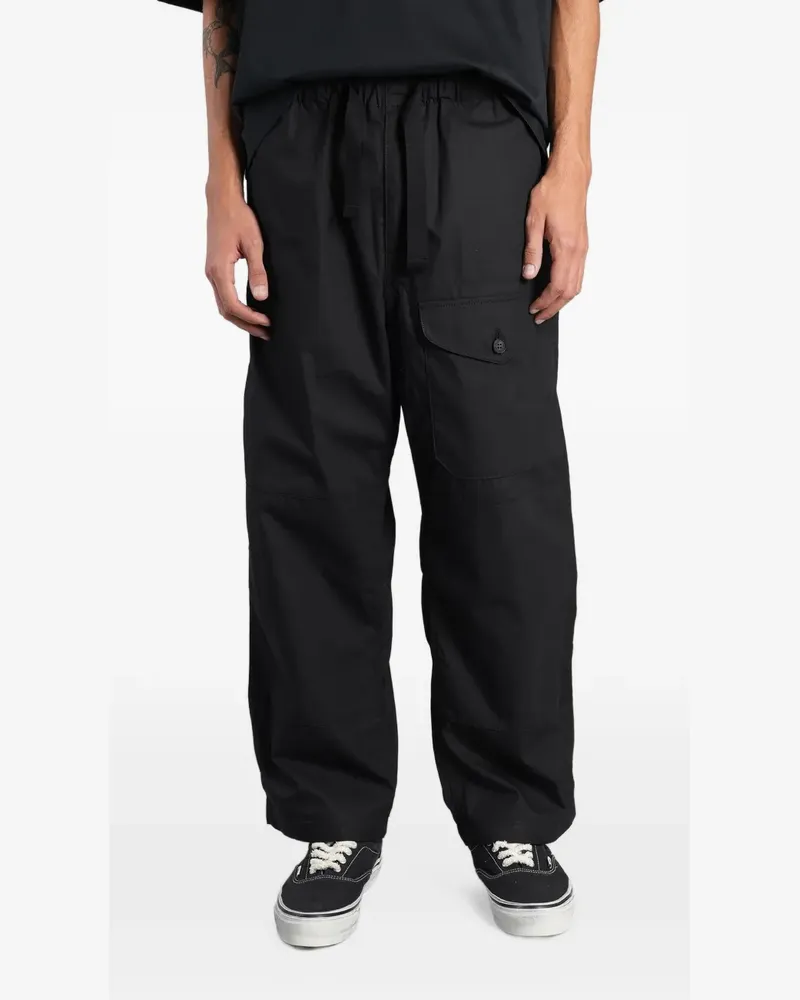Comme des Garçons Weite Cargohose - Schwarz Schwarz