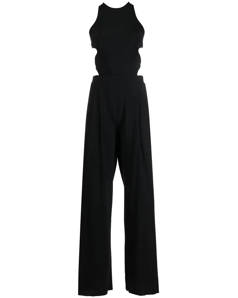 Amazuìn Jumpsuit mit Cut-Outs - Schwarz Schwarz
