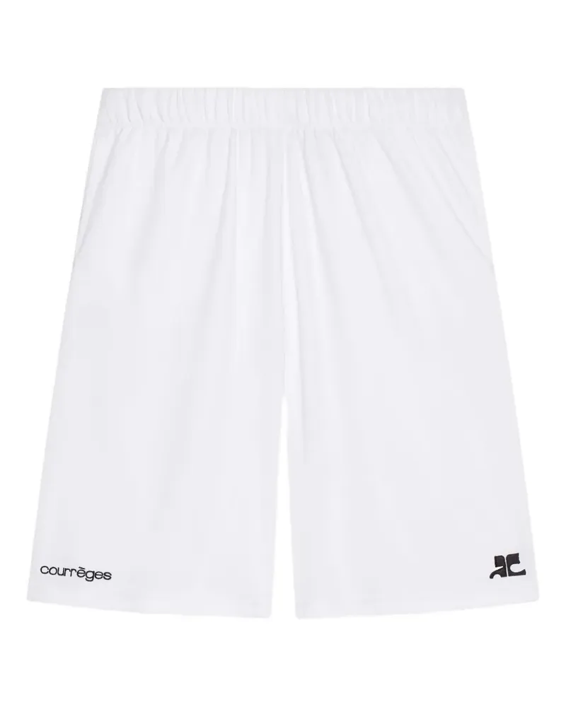 Courrèges Shorts mit elastischem Bund - Weiß Weiß