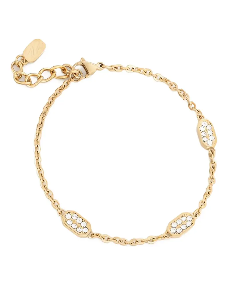 Karl Lagerfeld rhinestone-embellished chain bracelet - Gold Gold