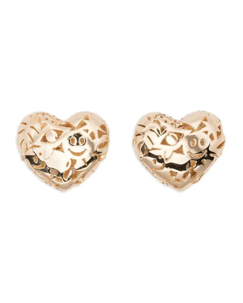 Sydney Evan 14K yellow gold Heart earrings Gold
