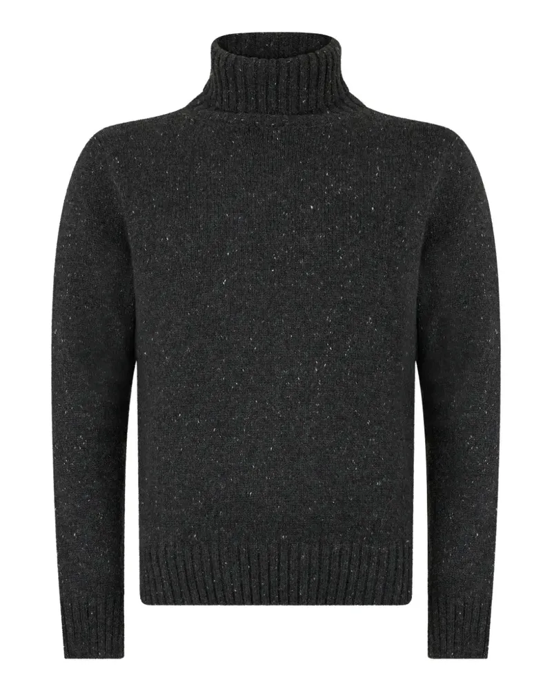 MOORER roll-neck flecked sweater - Grau Grau