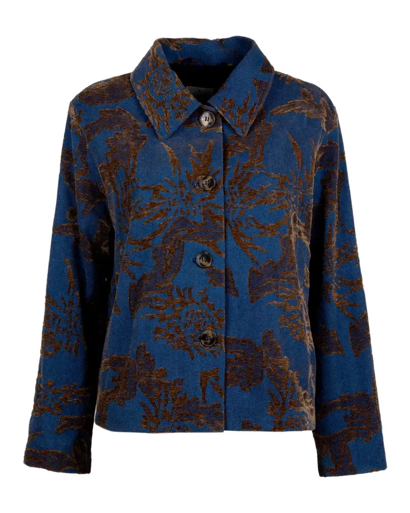 MARELLA Jacquard-Jacke - Blau Blau