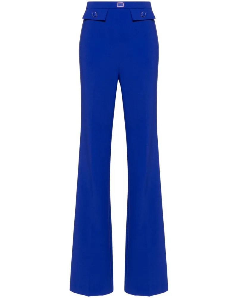 Elisabetta Franchi Klassische Palazzohose Blau