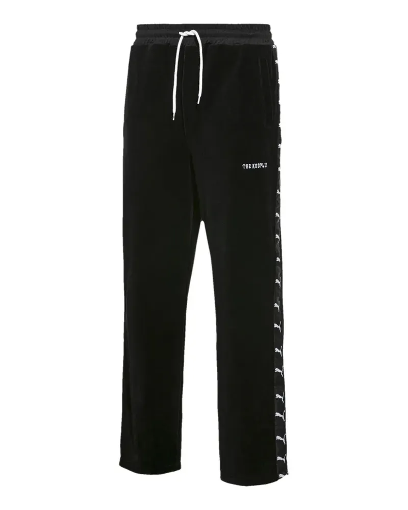 Puma x The Kooples Jogginghose aus Samt - Schwarz Schwarz