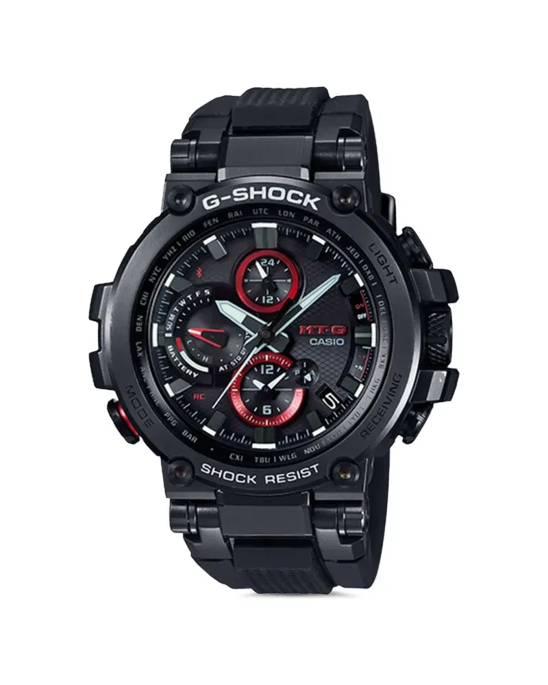 Casio Analog Chrono 46mm - Schwarz Schwarz