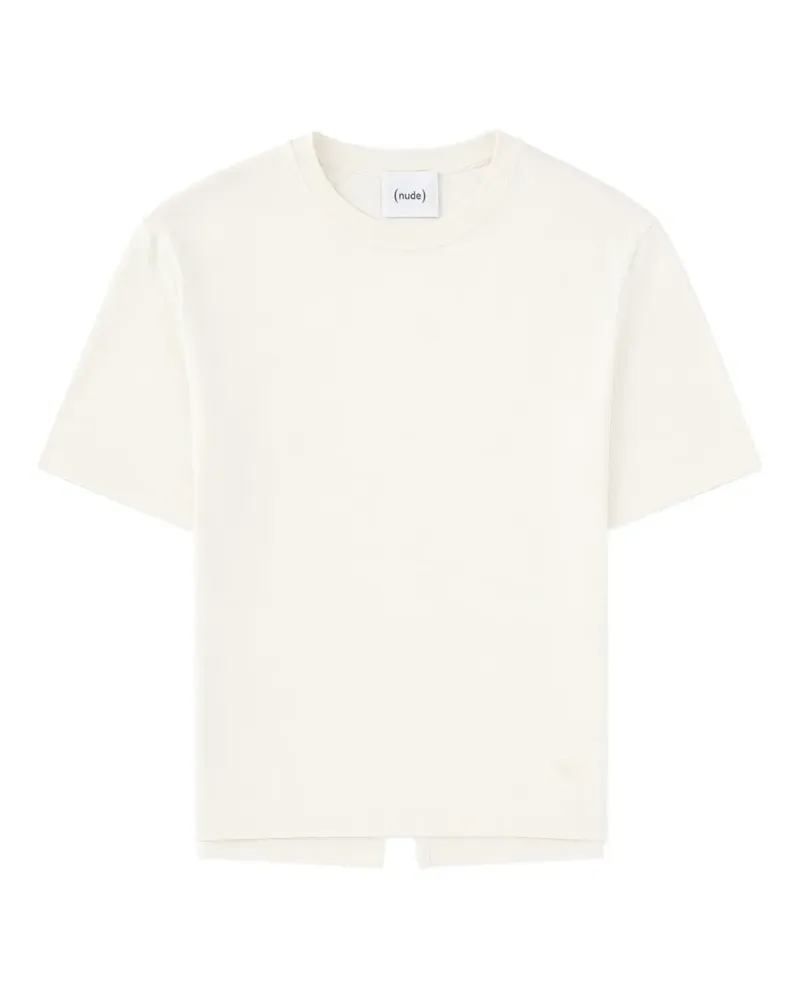 NUDE Klassisches T-Shirt - Weiß Weiß