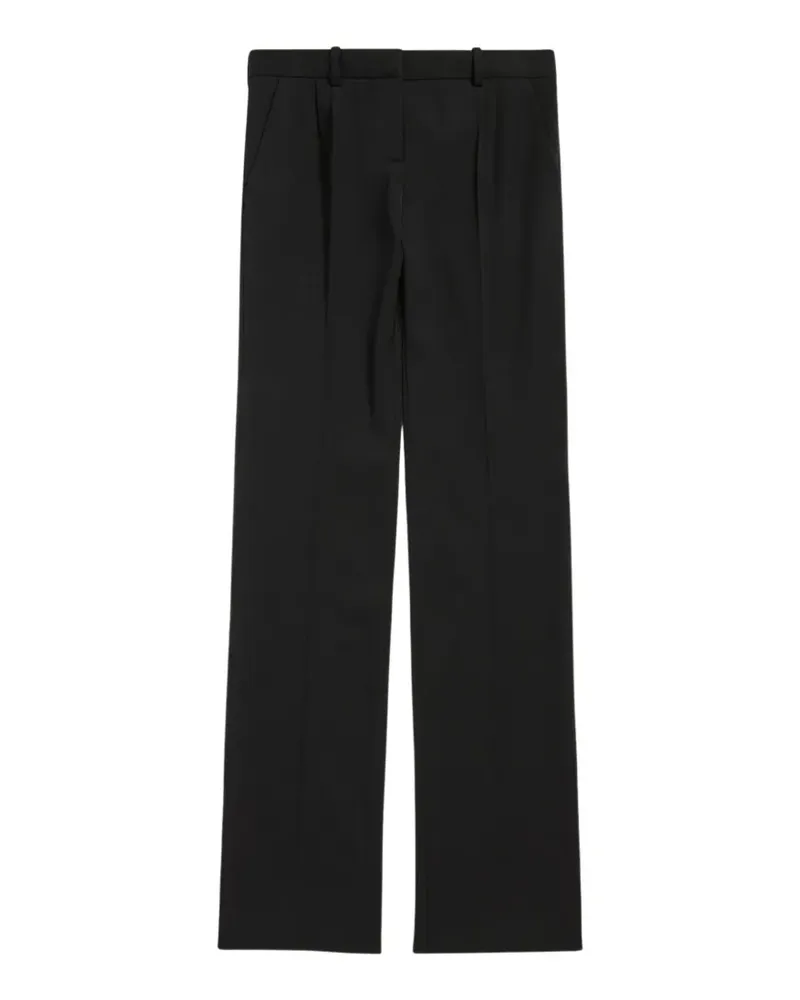 Balenciaga Hose mit geradem Bein - Schwarz Schwarz
