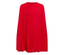 pleated silk dress - Rot