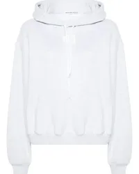 Alexander Wang Hoodie mit Logo-Print Grau