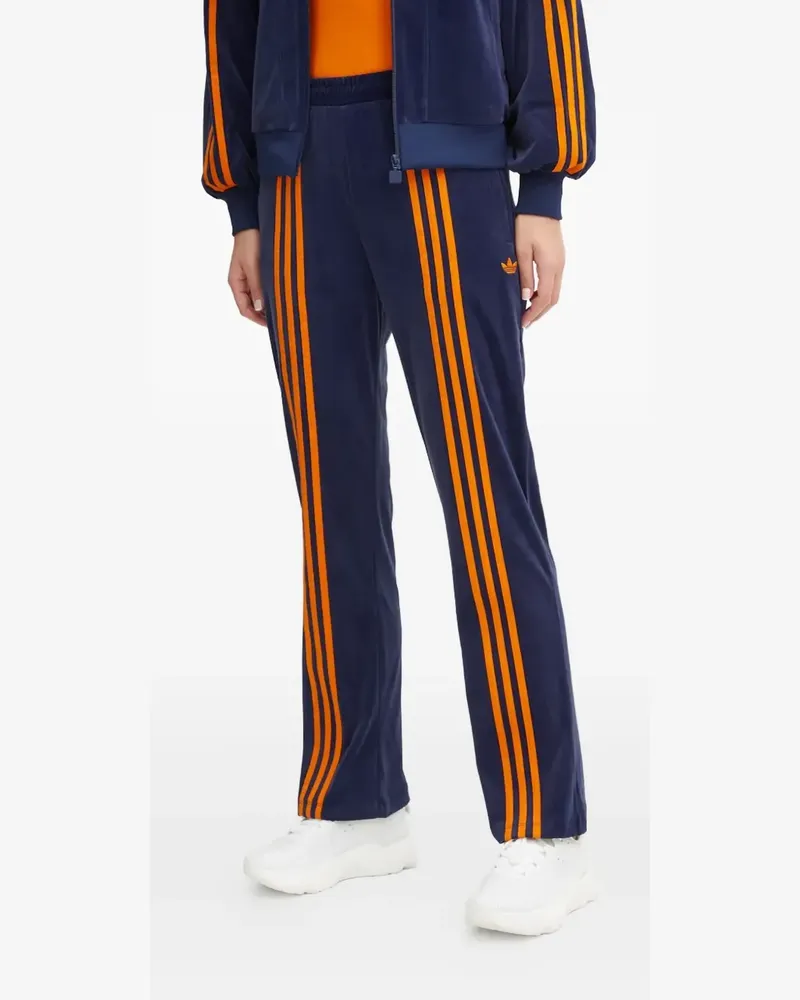 adidas Hose aus Velours mit Streifen - Blau Blau