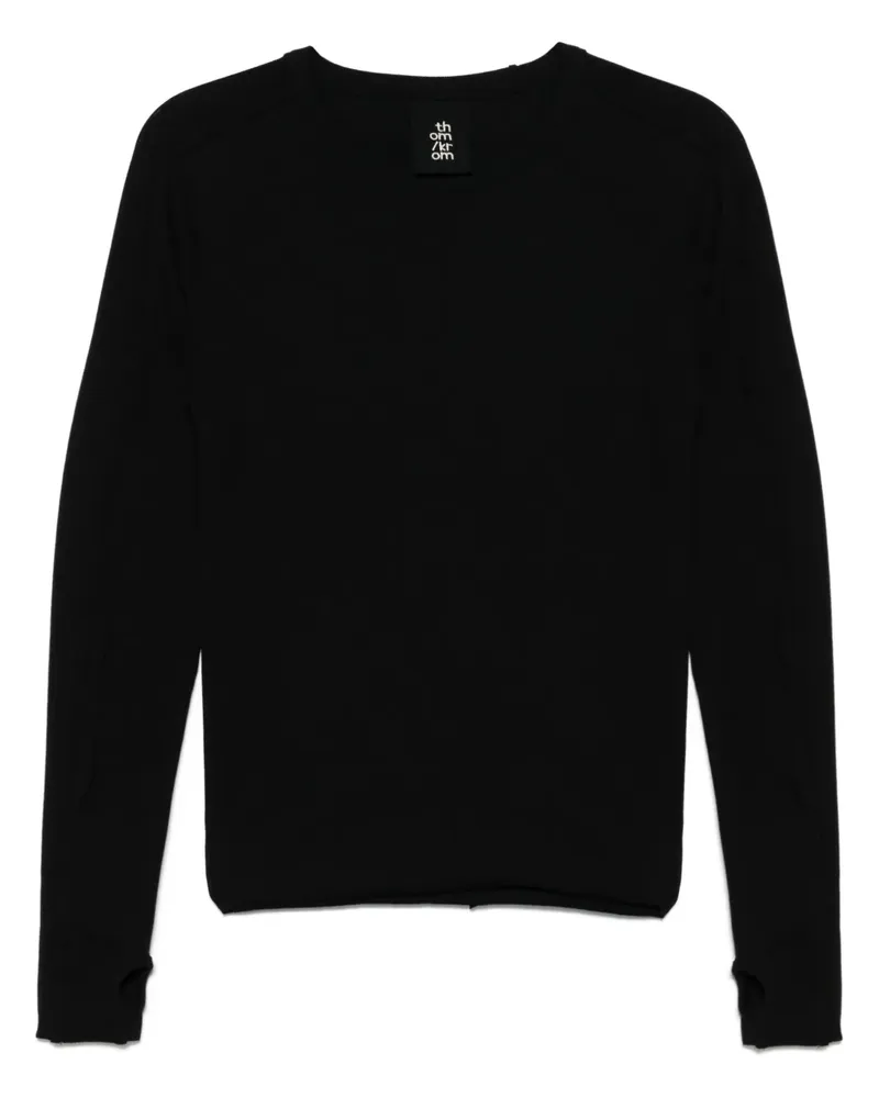 THOM KROM Klassisches T-Shirt - Schwarz Schwarz