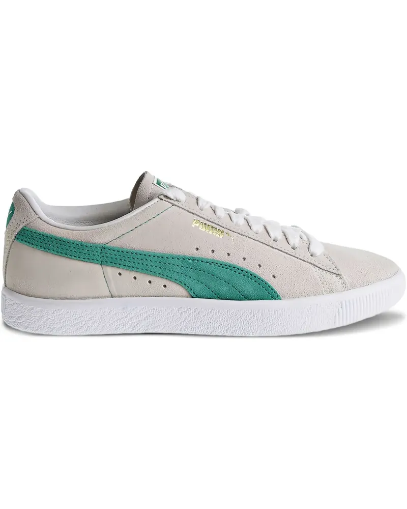 Puma Grey/Green/White" Wildleder-Sneakers - Grau Grau