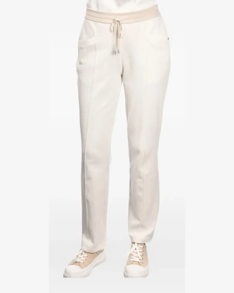 Gran Sasso drawstring track pants - Nude Nude