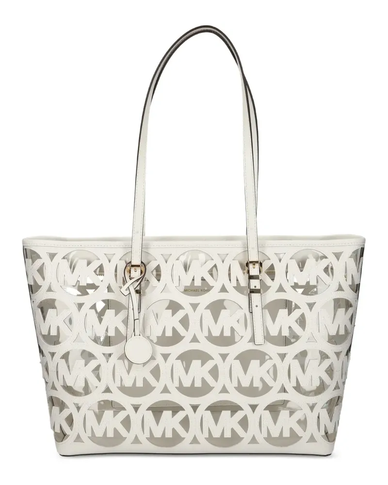 Michael Kors logo-cutout tote bag - Weiß Weiß