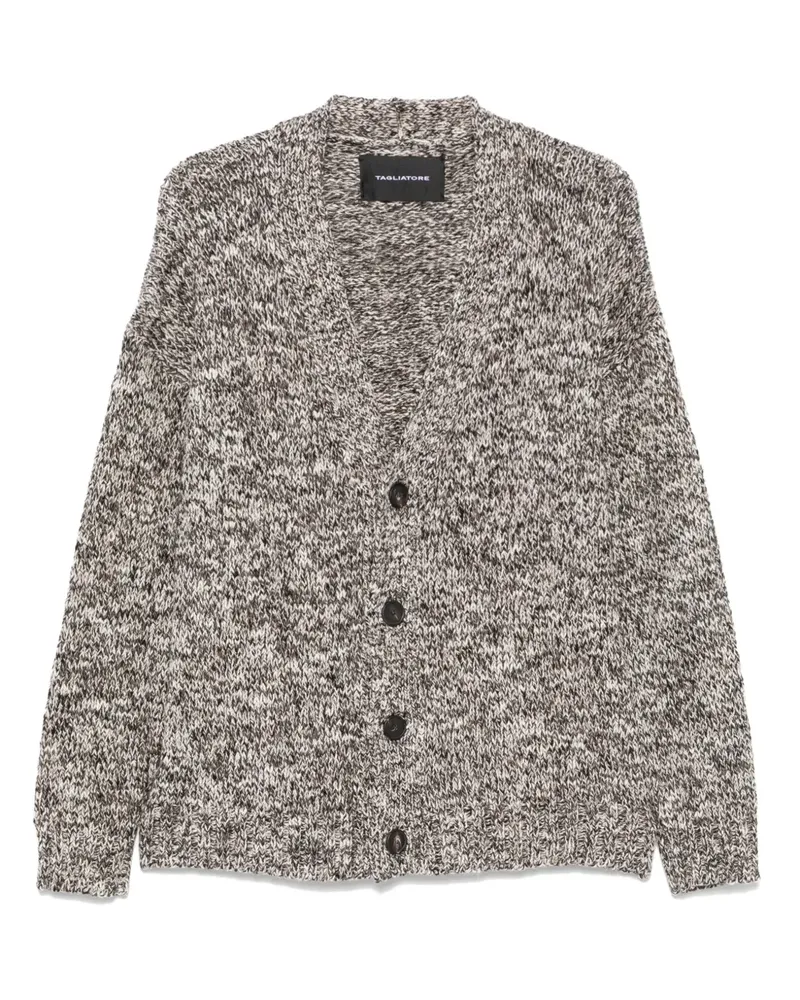Tagliatore Klassischer Cardigan - Nude Nude