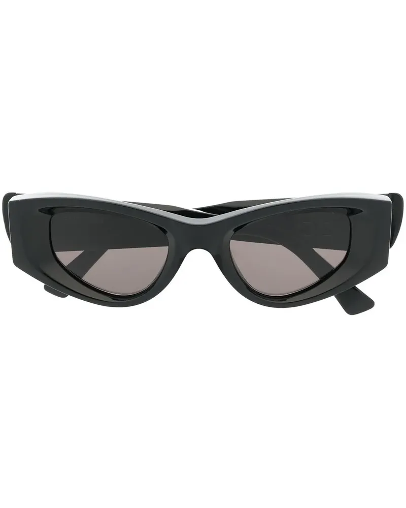 Balenciaga Sonnenbrille mit Cat-Eye-Gestell - Schwarz Schwarz