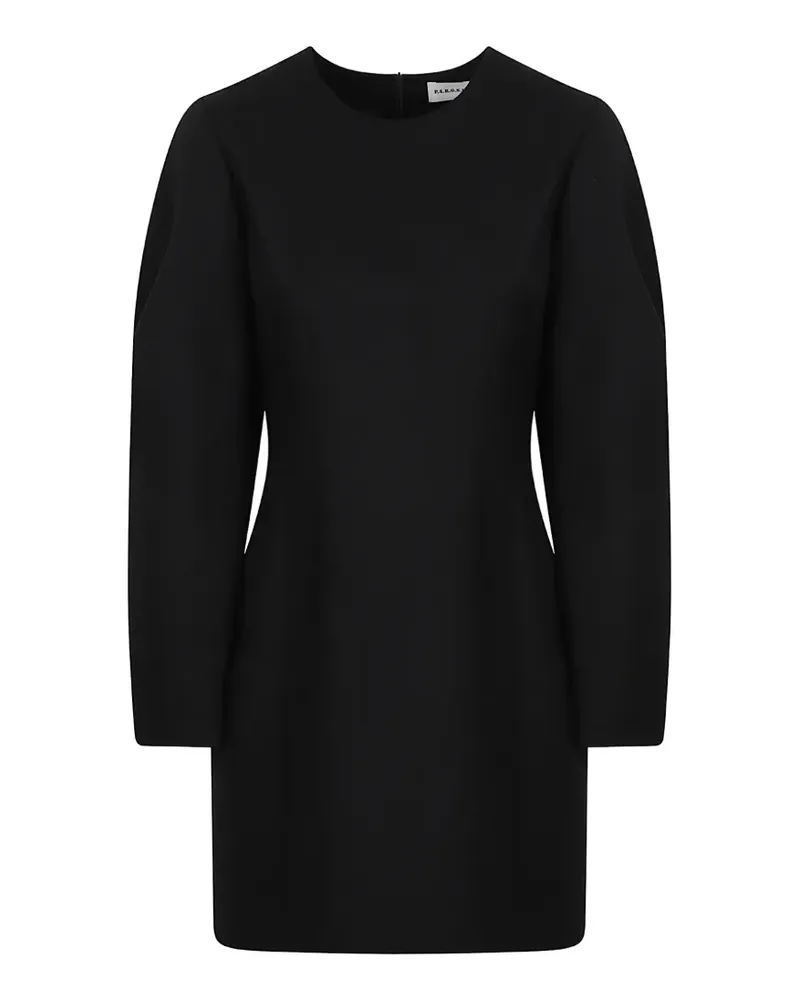 P.A.R.O.S.H. P.A.R.O H. Midikleid mit langen Ärmeln - Schwarz Schwarz