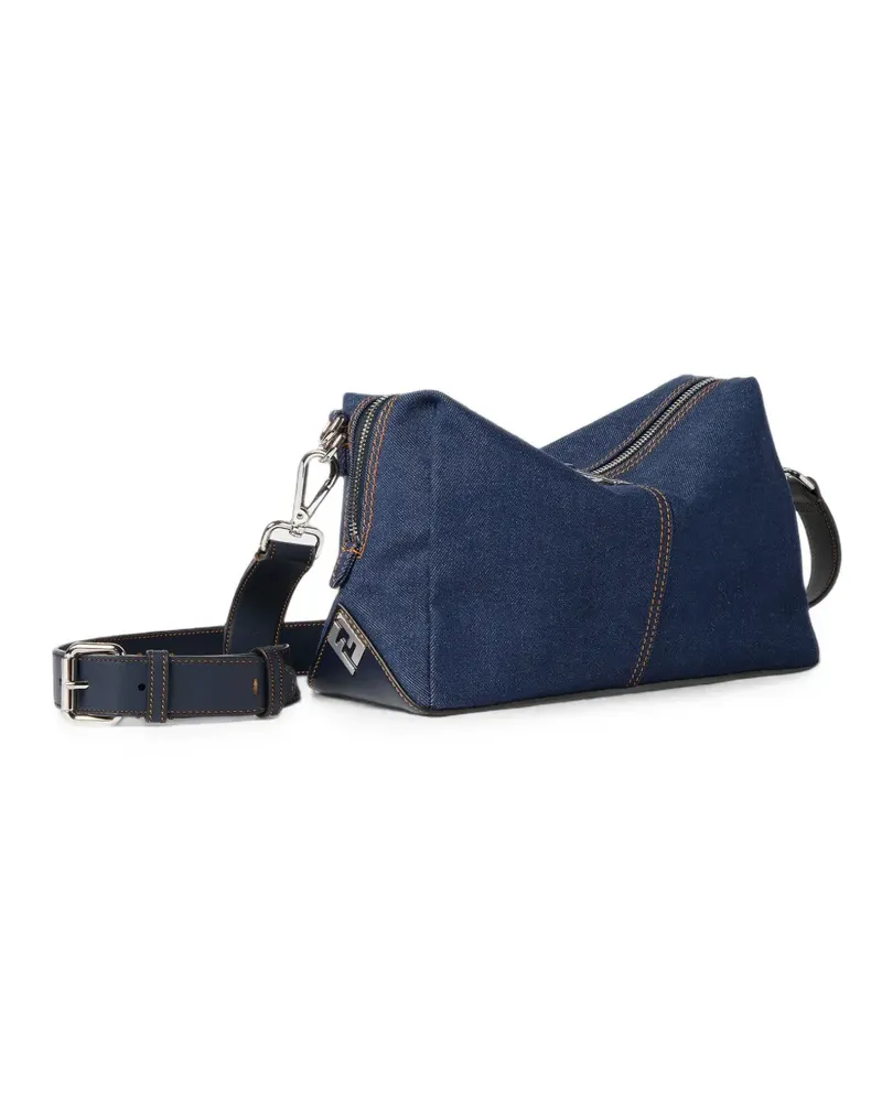 Fendi Mittelgroße Lui Schultertasche - Blau Blau