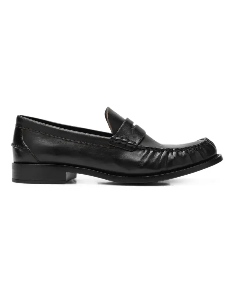 Prada leather loafers - Schwarz Schwarz
