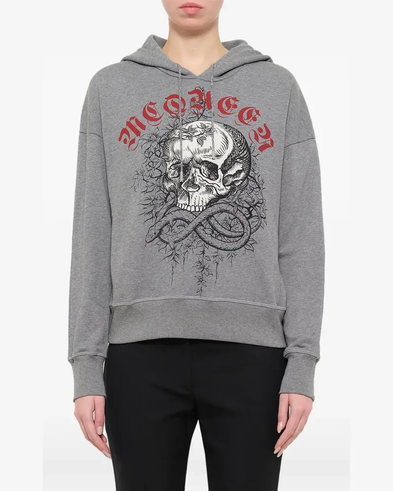Alexander McQueen Jungle Skull hoodie - Grau Grau