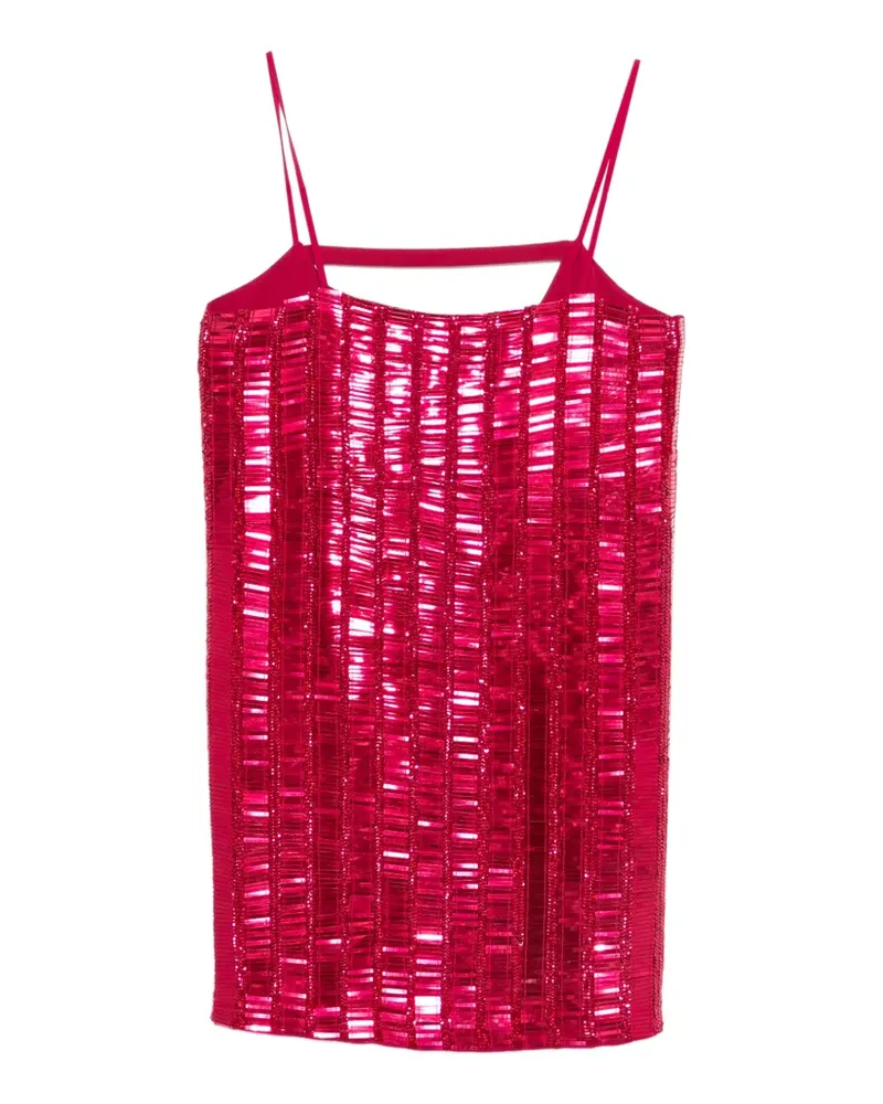 Pinko embellished strap mini dress - Rosa Rosa