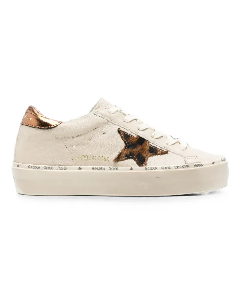 Golden Goose Hi Star leopard-print sneakers - Nude Nude