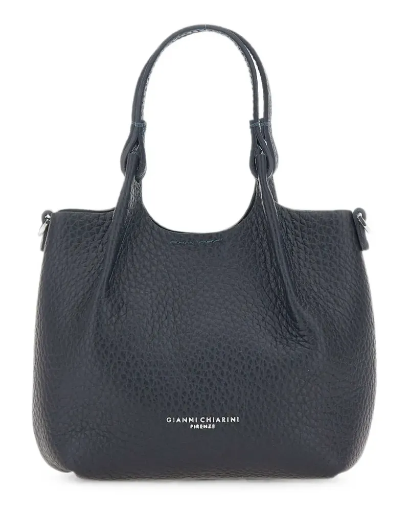 Gianni Chiarini Dua grained leather handbag - Blau Blau