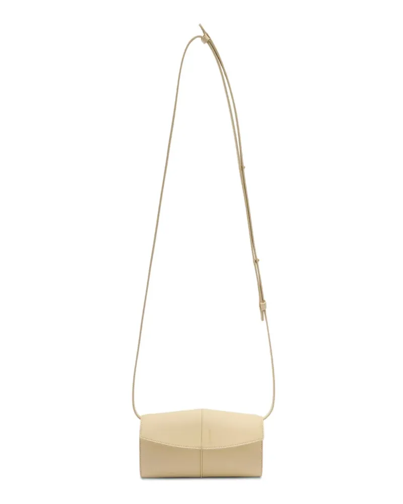 Jil Sander Linea wallet with strap - Nude Nude