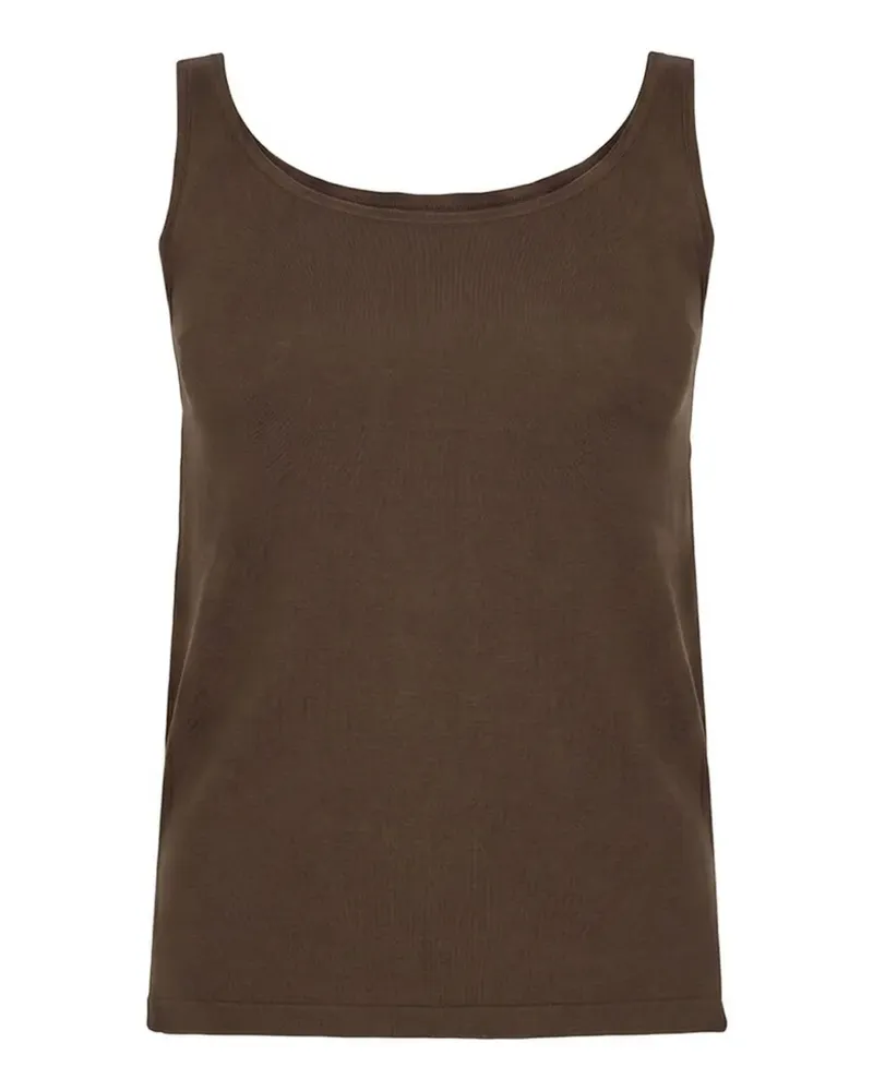 Wolford Jamaika Oberteil mit Rundstrickmuster - Braun Braun