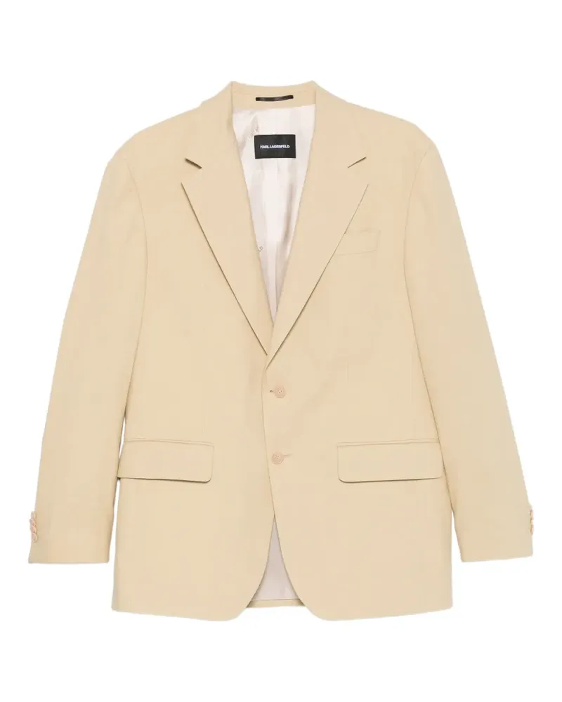 Karl Lagerfeld Easy long-sleeves blazer - Nude Nude