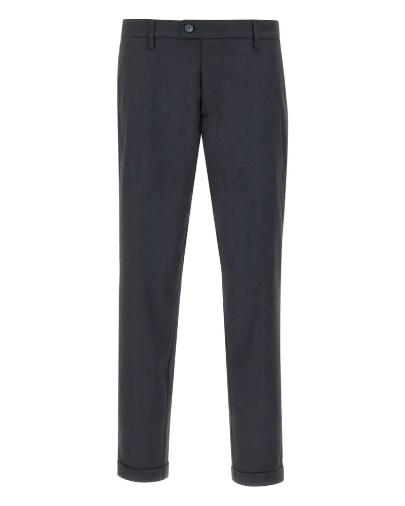 Re-HasH Mucha10G button trousers - Blau Blau