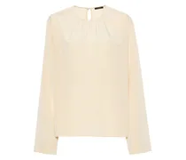 Braidwood Seidenbluse - Nude
