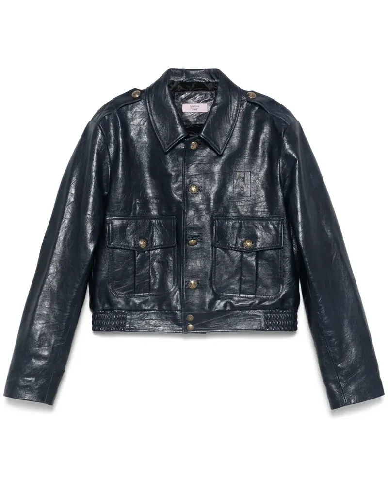 Martine Rose Uniform Jacke - Blau Blau