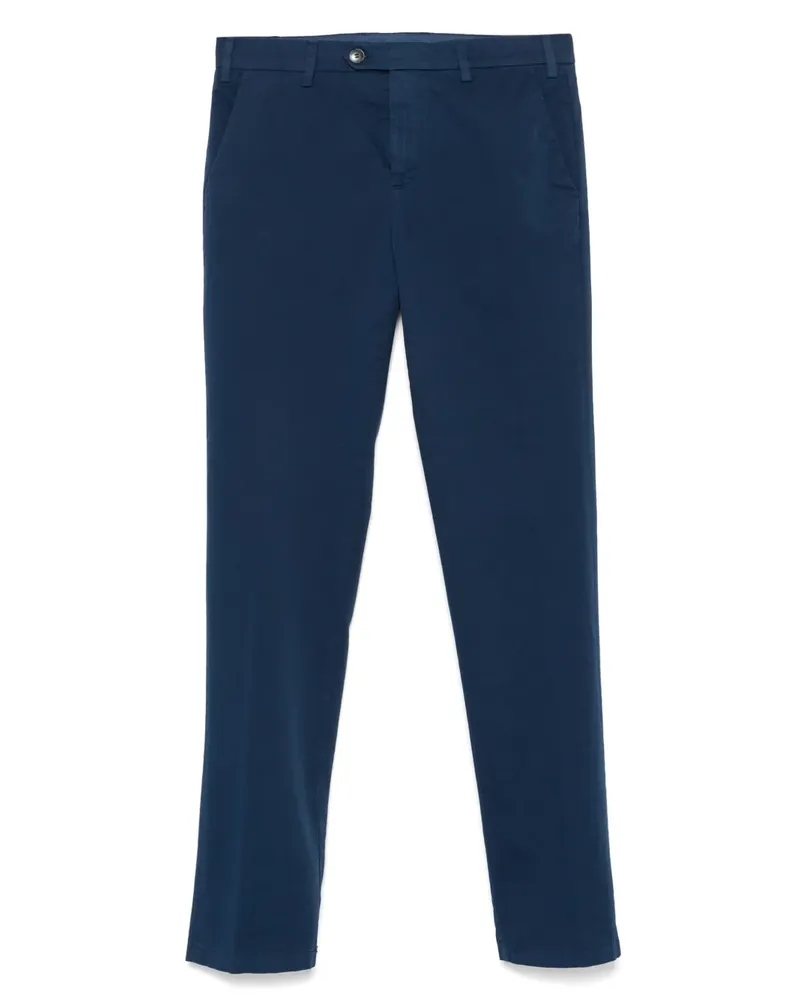 Canali Chino aus Twill - Blau Blau