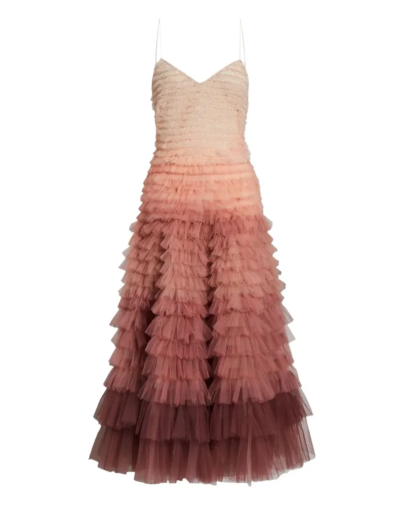 Ralph Lauren Kleid mit Rüschen - Rosa Rosa