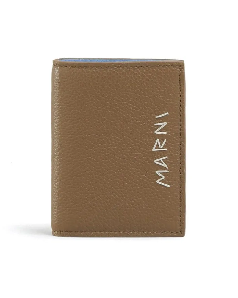 Marni Portemonnaie mit Klappe - Braun Braun