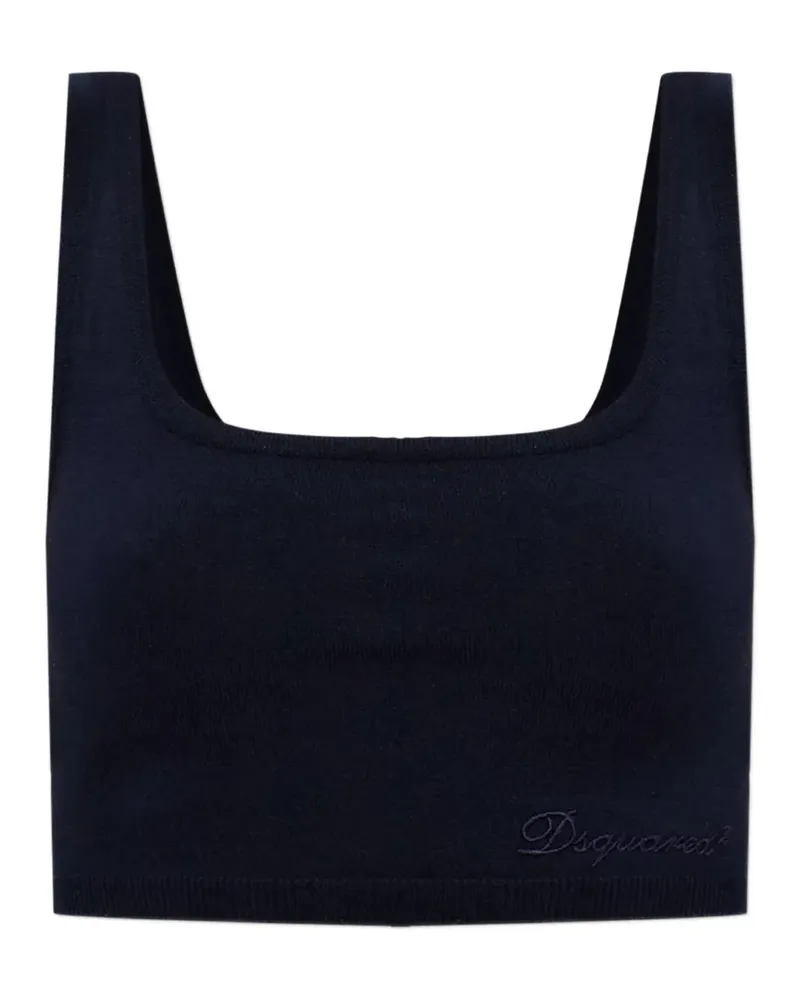 Dsquared2 Sophie Bluse aus Spitze - Blau Blau